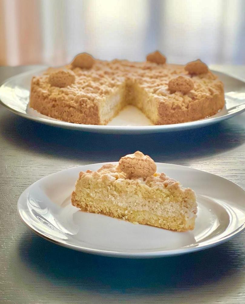 SBRICIOLATA RICOTTA E AMARETTI