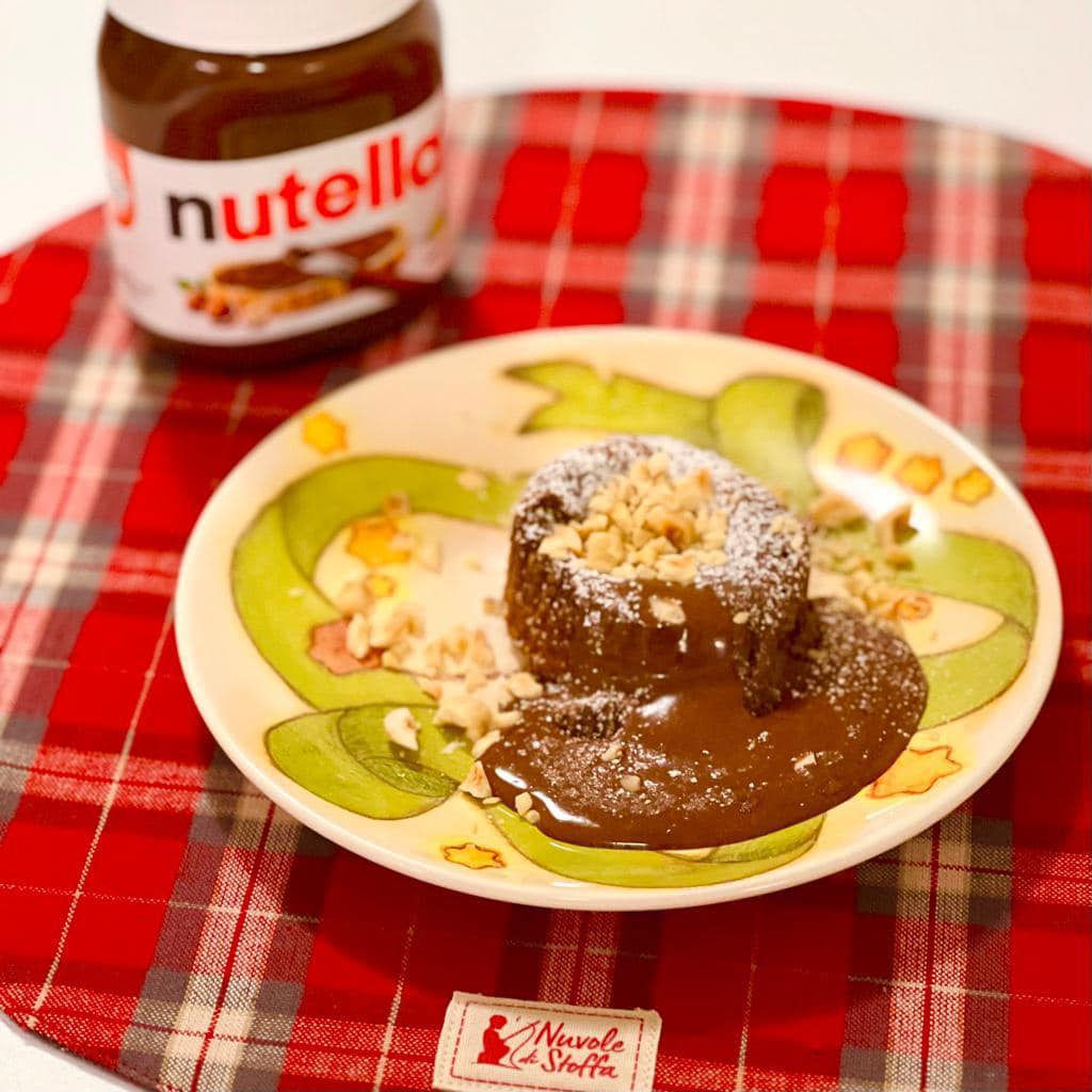 TORTINO CUORE CALDO ALLA NUTELLA