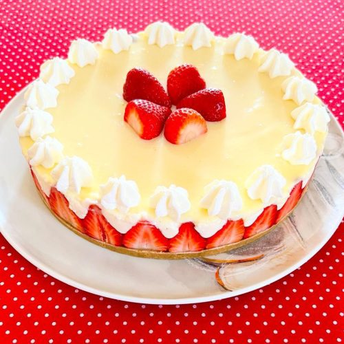 CHEESECAKE CIOCCOLATO BIANCO E FRAGOLE