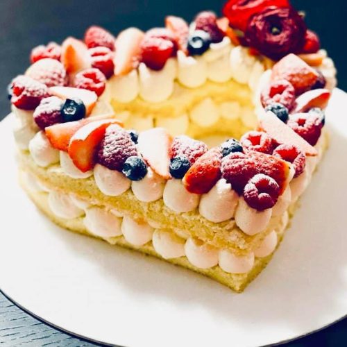 TORTA CREAM TART A CUORE