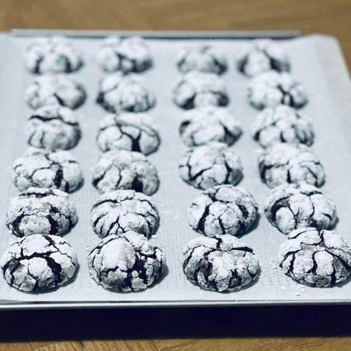 Chocolate Crinkles Cookies